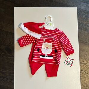Little Me 3 mos 3 piece My First Christmas outfit.
